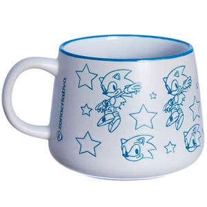 Caneca Sonic The Hedgehog 500ml em Cerâmica Zona Criativa
