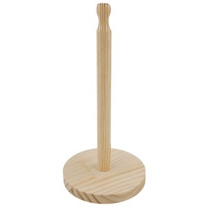 Porta Papel Toalha 24cm em Bambu Kehome