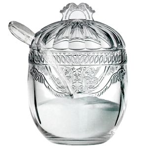 Açucareiro Imperial C/ Colher 240ml em Cristal Lyor