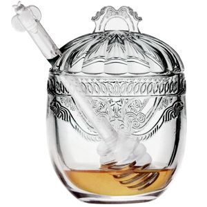 Meleira Imperial C/ Colher 240ml em Cristal Lyor