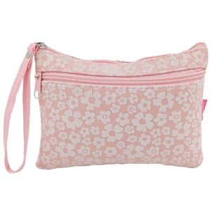 Nécessaire Flor C/ Alça 20x14cm em Poliéster Qualis