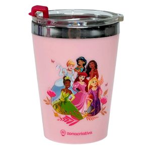 Copo Snap Princesas 300ml em Aço Inox Zona Criativa