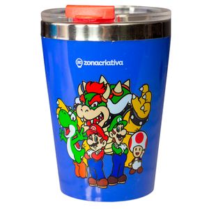Copo Snap Mario Friends 300ml em Aço Inox Zona Criativa