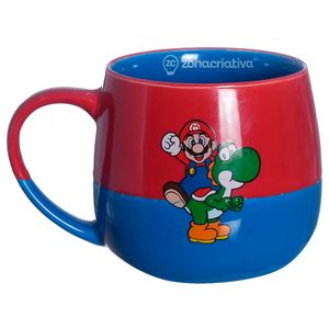 Caneca Maggie Super Mario 400ml em Cerâmica Zona Criativa