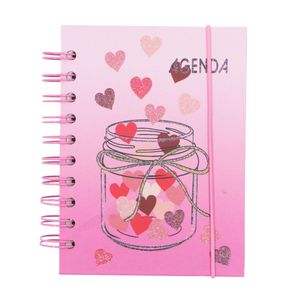 Agenda Permanente Coração 10,7x15cm em Papel Interponte