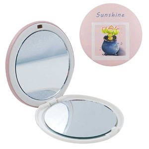 Espelho De Bolso Suculentas 7cm em Plástico Imporiente