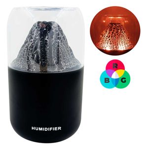 Umidificador de Ambiente Vulcão 14cm em Plástico Lila Cosméticos
