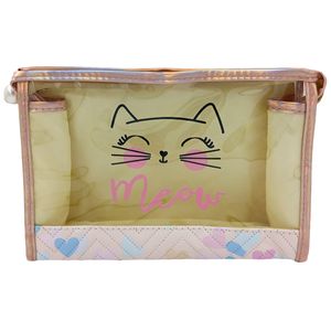 Nécessaire Gatinho 21,5x14,5cm em Poliéster Rubys