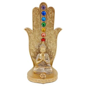 Porta Incenso Buda 16cm em Resina Youbai