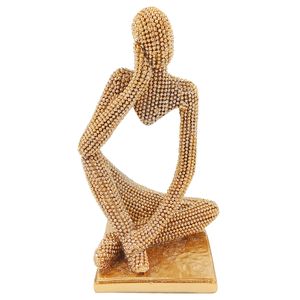 Mulher Leitura Decorativa 14,5x6,8cm em Resina Youbai