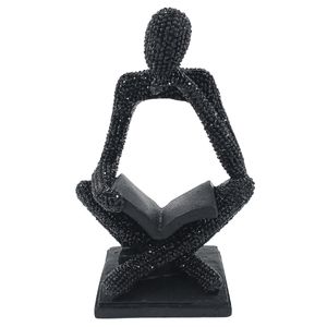 Mulher Leitura Decorativa 14x9cm em Resina Youbai