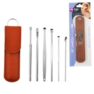 Kit Higiene P/ Ouvido 6 Peças em Metal Top Útil