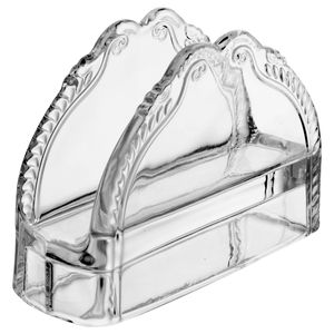 Porta Guardanapo Imperial 13x9cm em Cristal Lyor