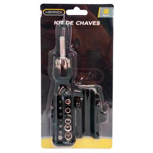 Kit de Chaves C/ Suporte 30 Peças em Metal Merrick