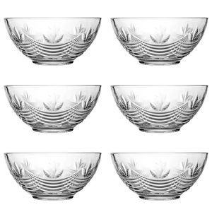 Jogo de Bowl Doris 6 Peças 315ml em Vidro Freecom