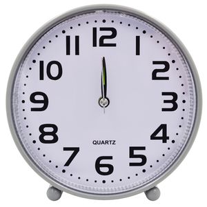 Relógio de Mesa Analógico 13cm em Plástico Fu Xing