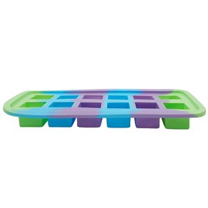 Forma de Gelo Color 23,5x9,3cm em Silicone Fu Xing