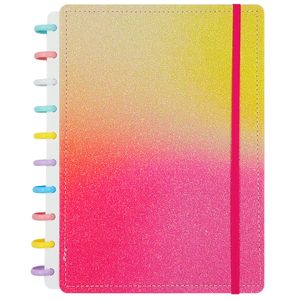 Caderno de Discos Glitter 20x26cm em Papel Dcarte