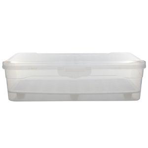 Organizador Multiuso C/ Tampa 26,5x12,5cm em Plástico Fu Xing