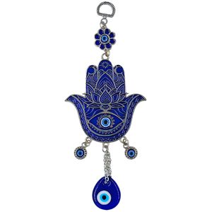 Enfeite Olho Grego Decorativo 21cm em Metal Livon