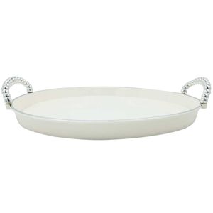 Bandeja Redonda C/ Alça 32,5cm em Plástico FWB