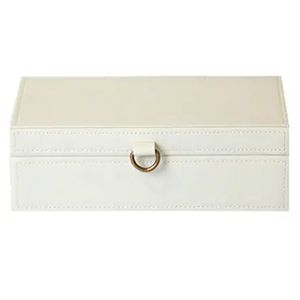 Caixa Retangular Marfim 22,5x14,5cm em MDF Paramount