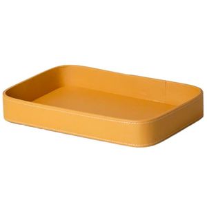 Bandeja Retangular Mostarda 36x24cm em MDF Paramount