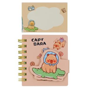 Kit Caderno + Bloco de Anotação Capivara 2 Peças em Papel Michael Judi