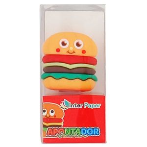 Apontador Fast Food 3,5cm em Plástico Interponte