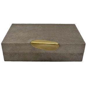 Caixa Retangular Decorativa 26x12,5cm em MDF Paramount