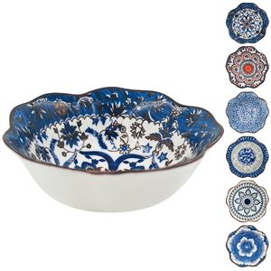 Mini Bowl Estampado 10x4cm em Porcelana Pracaza