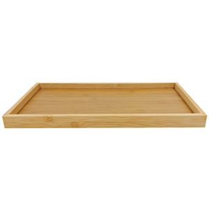 Bandeja Retangular Decorativa 30x17cm em Bambu Casita