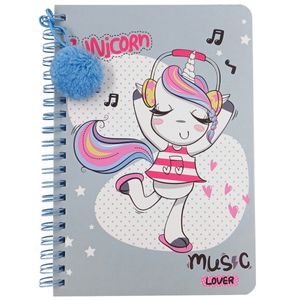 Caderno de Anotação Unicórnio 17,5x12,5cm em Papel Michael Judi