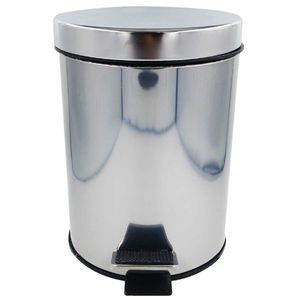 Lixeira C/ Pedal 5L em Aço Inox Kehome