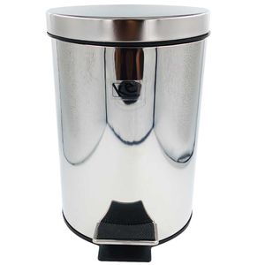 Lixeira C/ Pedal 8L em Aço Inox Kehome