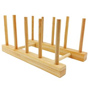 Escorredor de Louça C/ 5 Divisórias 10,5cm em Bambu Kehome