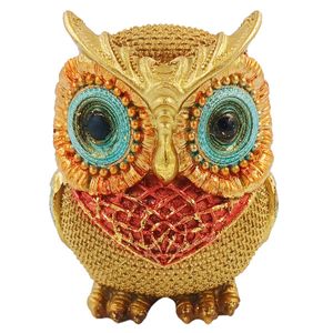 Coruja Decorativa 10cm em Resina Youbai