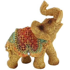 Elefante Decorativo 15x12cm em Resina Youbai
