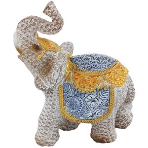 Elefante Decorativo 17x15cm em Resina Youbai
