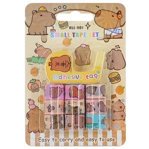 Jogo de Fita Adesiva Capivara 6 Peças em Plástico Michael Judi