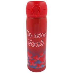 Garrafa Térmica Amor 400ml em Aço Inox Interponte