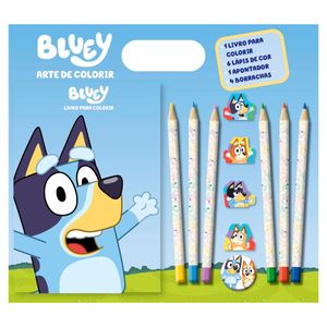 Livro P/ Colorir Bluey 14x20cm em Papel Editora Online