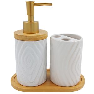 Kit Banheiro 3 Peças em Porcelana FWB