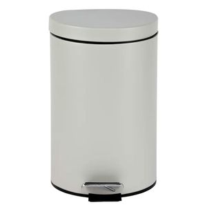 Lixeira Redonda C/ Pedal 12L em Aço Inox Wellmix