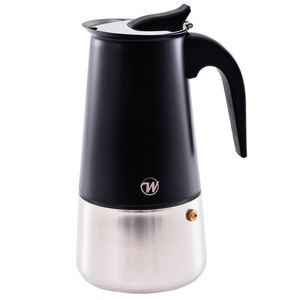 Cafeteira Italiana Expresso 300ml 6 Xícaras em Alumínio Wincy