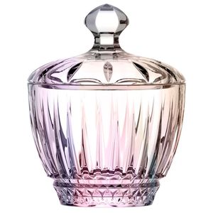 Potiche Elegan 8,5x8,5x11cm em Vidro Hauskraft