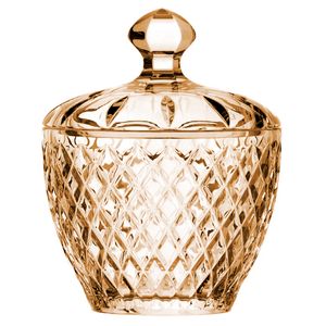 Potiche Nobre 8,5x8,5x11cm em Vidro Hauskraft