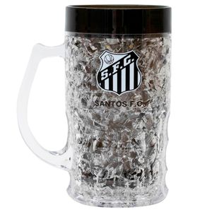 Caneca Congelante Santos 400ml em Plástico Mileno