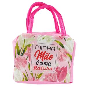 Bolsa Térmica Mãe Frase 22x18,5cm em Poliéster Interponte