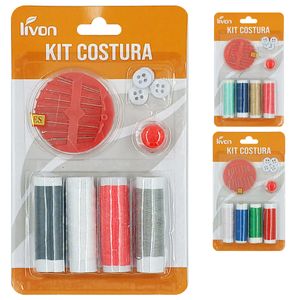 Kit Costura 7 Peças em Plástico Livon